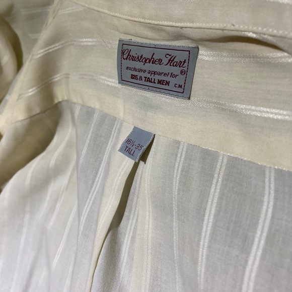 Christopher Hart Button-up Shirt Size 16 1/2 - 35 Tall - Picture 8 of 8